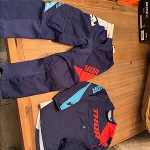 Thor Kids Matching Set in Navy and Red